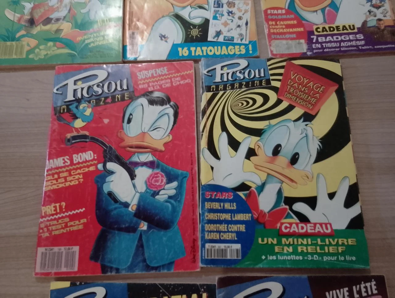 Picsou magazine lot van 7 (aanbod voor het weekend) nr. 264, 194, 247, 307, 199, 222 – photo 2